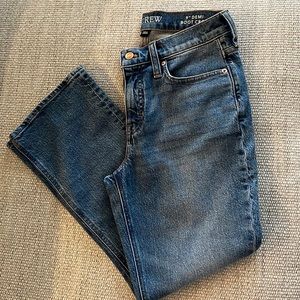 New J.Crew 9” Demi Boot Crop denim